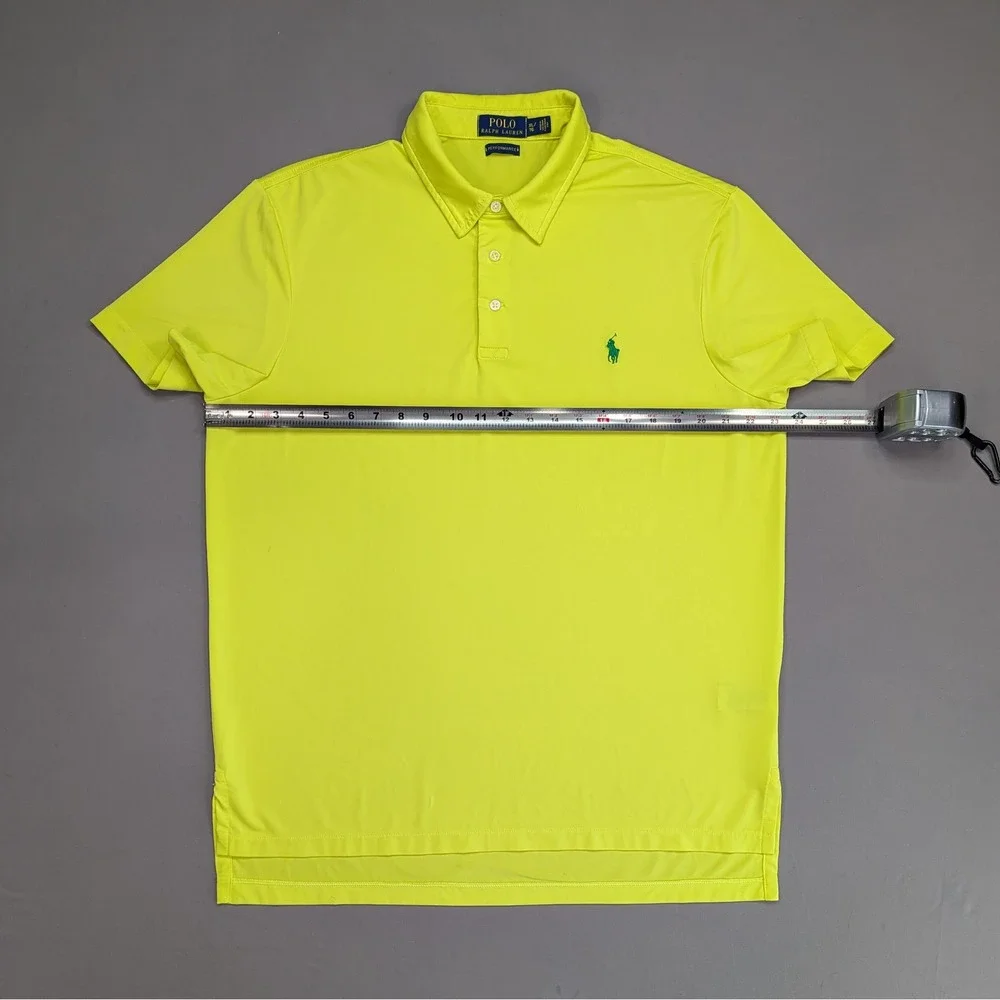 Polo Ralph Lauren Performance Polo XL Neon Yellow Golf Shirt